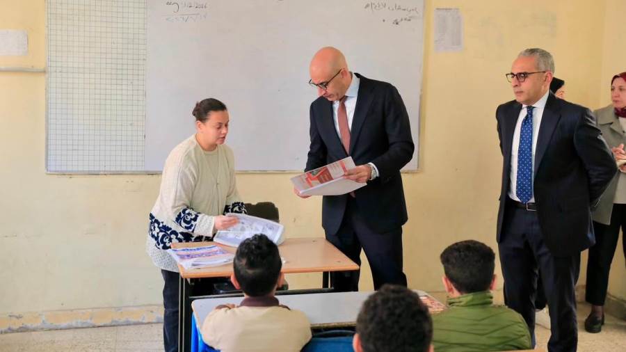 وزير التعليم يجري جولة تفقدية مفاجئة بمدارس “تحيا مصر” بحي الأسمرات بالمقطم
