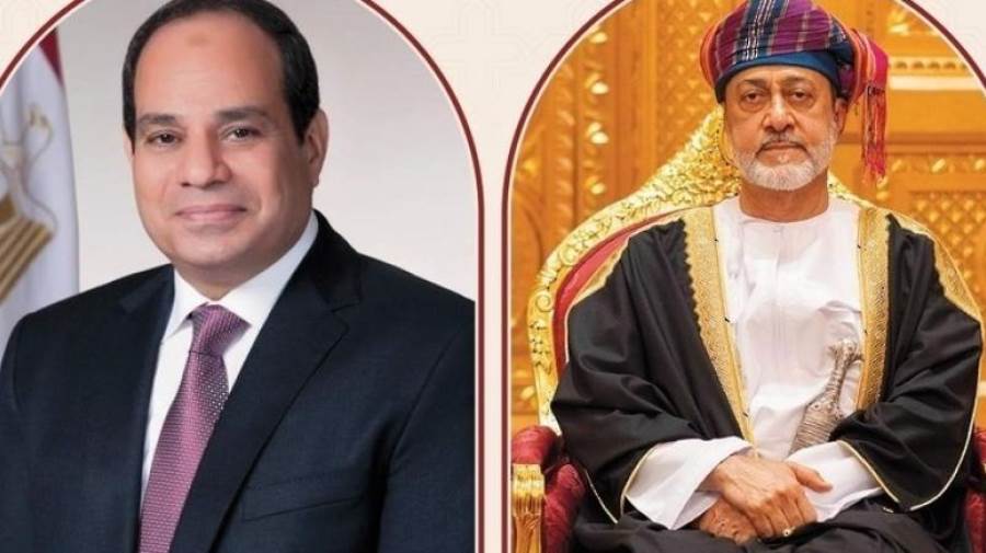 الرئيس السيسي يجري اتصالاً هاتفياً بالسلطان هيثم بن طارق بشأن التطورات الجارية في المنطقة
