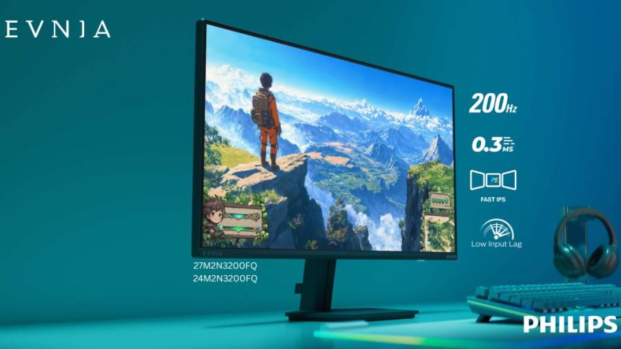 «فيليبس» تطلق شاشة الألعاب Evnia السريعة بتردد 200 هرتز: مصممة خصيصًا لعشاق الألعاب في الشرق الأوسط
