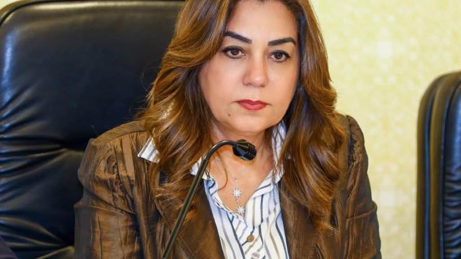 وزيرة التنمية المحلية والبيئة تتلقى تقريراً حول الموقف التنفيذي لملف تقنين أراضي أملاك الدولة