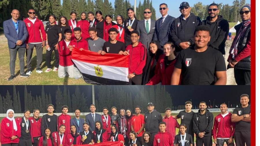 منتخب العاب القوى يعود من تونس بالإنجازات والأرقام القياسية 