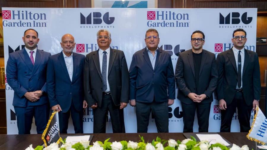 «MBG DEVELOPMENTS» توقع شراكة استراتيجية مع «هيلتون العالمية» لافتتاح فندق Hilton Garden Inn بـDoray Bay رأس البر