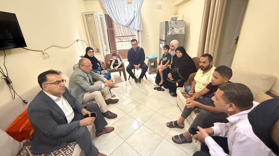 السفير التركي صالح موطلوشن: تركيا تبحث سبل دعم الأسر الفلسطينية القادمة من غزة والمقيمة في مصر