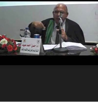 د.حسن عبيد، الخبير فى النقل واللوجستيات واستاذ الاقتصاد بجامعة القاهرة