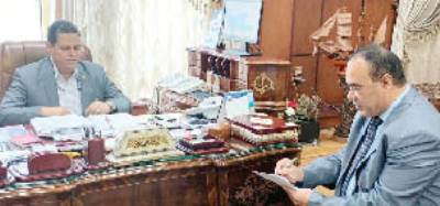 رئيس مجلس إدارة هيئة ميناء دمياط: ميناء دمياط الأول فى الشرق الأوسط يقوم بتطبيق نظام تزويد السفن المتراكية بالكهرباء