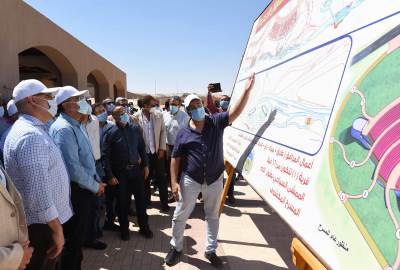 رئيس الوزراء يتفقد مشروع الشريط النهري السياحى بمدينة أسوان الجديدة