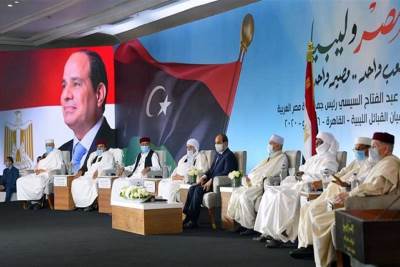 الرئيس: لن نقف مكتوفى الأيدى أمام تهديد الأمن القومى المصرى والليبى