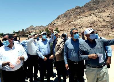 "مدبولي" يتفقد دير سانت كاترين بجنوب سيناء