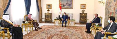 السيسي يستقبل سمو وزير الخارجية السعودي فيصل بن فرحان