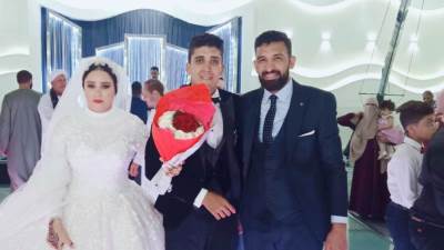 عقد قران هشام عبدالعليم وزهراء الجنيدى  ب "لامور"