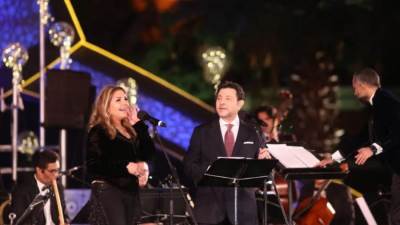 أمير الغناء العربى يؤكد جدارته باللقب ويستضيف نادية مصطفى