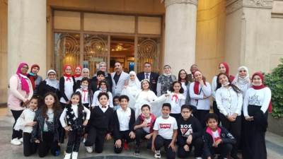 "ذاكرة وطن".. 25طفلاً وطفلة يسطرون ملحمة إبداعية علي أوتار القلوب 