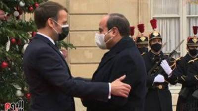 السيسي يوجه الشكر لـ"ماكرون" على كرم الاستقبال وحسن الضيافة