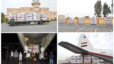 بتوجيهات من الرئيس السيسى.. مصر ترسل طائرة مساعدات طبية للمملكة الأردنية الهاشمية