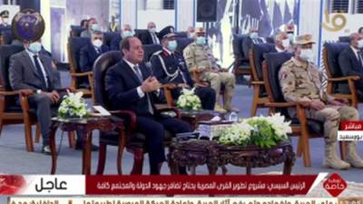 الرئيس السيسى: مع نهاية عام 2021 لن نجد عربة قديمة على خطوط السكة الحديد