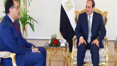 مدبولي يهنئ الرئيس السيسي بالذكرى العاشرة لثورة 25 يناير