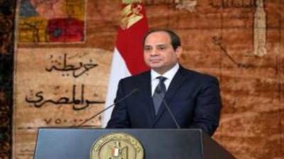 السيسي: أتوجه بالشكر لكل مصري مخلص ساهم فنيا وعمليا في إنهاء أزمة السفينة الجانحة بقناة السويس