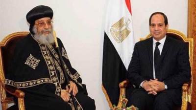 السيسي يهنئ البابا تواضروس بمناسبة عيد القيامة المجيد