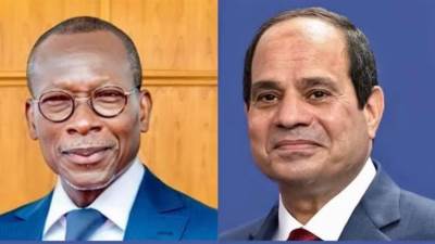 الرئيس السيسى يهنئ باتريس تالون بعد إعادة انتخابه لولاية جديدة رئيسا لبنين