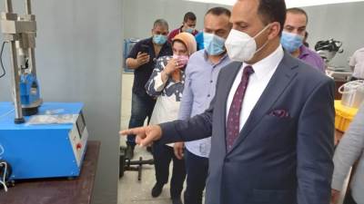 رئيس جامعة دمنهور يتابع آخر المستجدات الإنشائية لكلية الهندسة