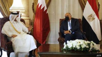 رسالة من الرئيس السيسى.. أمير قطر يستقبل وزير الخارجية