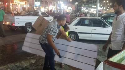 جهاز دمياط الجديدة يشن حملة ليلية مكبرة لإزالة الإشغالات والمخالفات