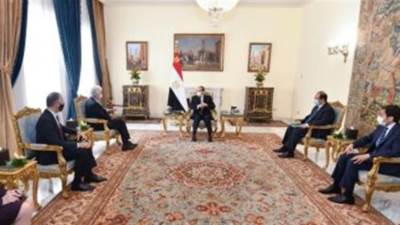 الرئيس السيسي يستقبل مدير وكالة الاستخبارات المركزية الأمريكية