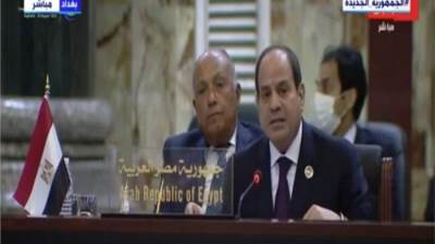 السيسي: حريصون على نقل الخبرات المصرية لإخواننا في العراق