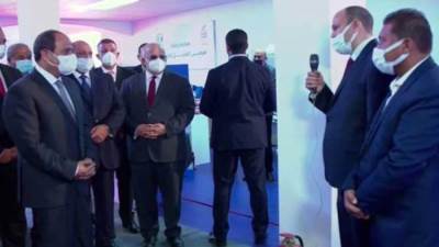 الرئيس السيسى يتفقد دار الأوبرا بمدينة الثقافة والفنون بالعاصمة الإدارية