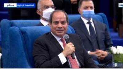 الرئيس السيسي: معالجة التلوث فى بحيرة المنزلة متعملش فى الدنيا من 600 سنة