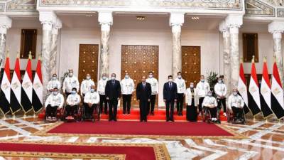 الرئيس السيسى يكرم أبطال دورة طوكيو 2020 اليوم