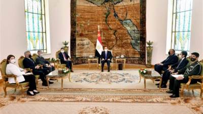 الرئيس السيسي يستقبل نائب رئيس جمهورية البرازيل الاتحادية