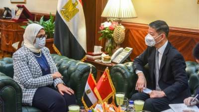 وزيرة الصحة تستقبل ممثل هيئة الأمم المتحدة للمرأة بمصر لبحث تعزيز التعاون في البرامج الصحية والتنموية للمرأة