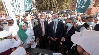 قوافل البنك الزراعي المصري تجوب قرى حياة كريمة  للتوعية ببرامجه التمويلية وخدماته المصرفية لتحقيق الشمول المالي