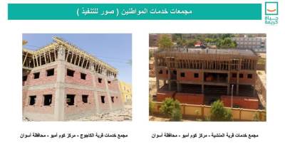 وزير الإسكان يتابع الموقف التنفيذى لمشروعات "حياة كريمة" الجارى تنفيذها بكوم امبو في أسوان