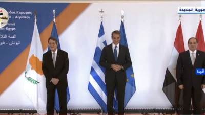 الرئيس السيسى: مصر وقبرص واليونان يدعمون إجراء انتخابات ليبيا ديسمبر المقبل