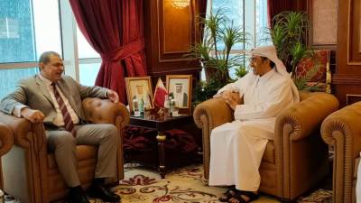 سعفان يبحث مع وزير عمل قطر العلاقات الثنائية وتذليل أية عقبات تخص العمالة المصرية