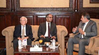 نائب وزير الإسكان يُشارك في فعاليات الندوة الحوارية عن ملف الأمن المائي العربي