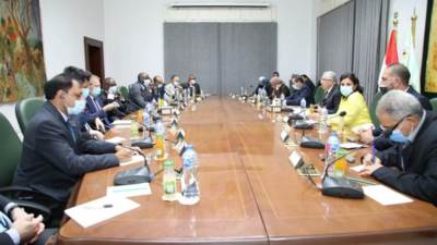 وزير الزراعة يبحث مع وفد رفيع المستوى للايفاد المشروعات المشتركة وآفاق التعاون الزراعي بين مصر والمنظمة الدولية