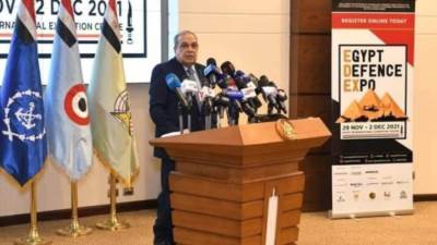 الأربعاء.. مؤتمر مصرى إماراتى بمعرض Edex 2021 بحضور وزير الإنتاج الحربى