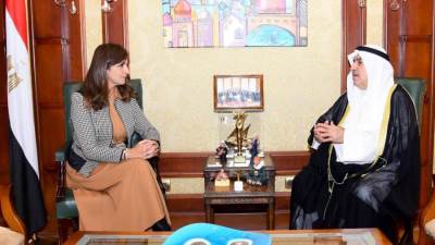 وزيرة الهجرة وشئون المصريين بالخارج تستقبل أحمد بهبهاني لبحث عددا من الموضوعات ذات الاهتمام المشترك