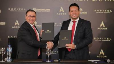 ايدج القابضة واكور العالمية توقعان عقد فندق «سوفيتيل اويا تاورز» بالعاصمة الإدارية الجديدة 