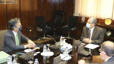 وزير الكهرباء يستقبل السيد اوكا هيروشى OKA Hiroshi سفير اليابان لبحث سبل دعم وتعزيز التعاون بين البلدين