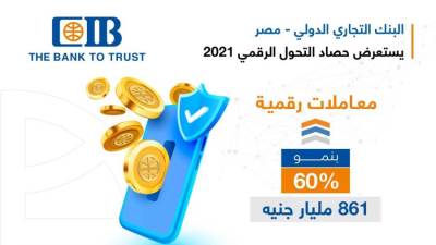 البنك التجاري الدولي يستعرض حصاد التحول الرقمي لعام 2021