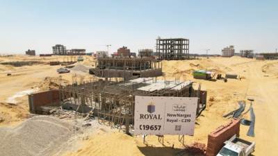 "رويال للتطوير" ترتفع بمعدلات الإنشاءات في 10 مشروعات بالنرجس للتسليم قبل الموعد المحدد