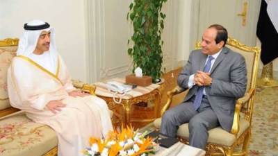 الرئيس السيسي يستقبل وزير الخارجية والتعاون الدولي بدولة الإمارات العربية المتحدة