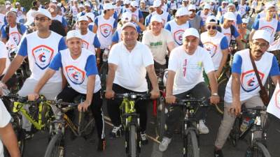 جهاز السادات ينظم ماراثون للدراجات في إطار الاحتفال بمرور 44 عاما على إنشاء المدينة