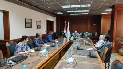 سويلم يلتقى المنسق المقيم للأمم المتحدة في مصر لإستعراض مجالات التعاون المشترك بين الوزارة والمنظمات التابعة للأمم المتحدة المعنية بالمياه