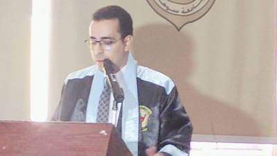 ألف مبروك للدكتور حسام الدين عادل لحصوله على درجة الماجستير