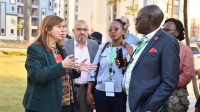 رئيس "الإسكان الاجتماعي" تصطحب أعضاء الاتحاد الأفريقي لتمويل الإسكان لتفقد العاصمة الجديدة ومدينتي بدر وحدائق العاصمة